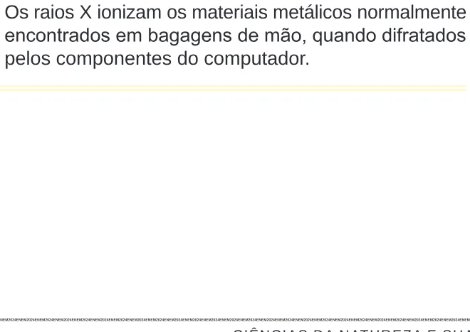 Alternativa E da questão 129 do ENEM 2024 - 2º Dia – Caderno 5 – Amarelo – Aplicação Regular.