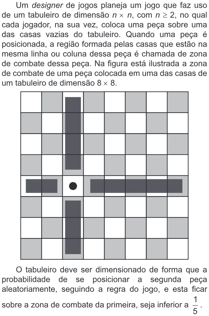 Trecho original com figura, tabela ou fórmula da questão 180 do ENEM 2018 - 2º Dia - Caderno 12 – Verde (Libras) – Aplicação regular.
