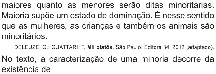 Trecho original com figura, tabela ou fórmula da questão 64 do ENEM 2021 - 1º Dia – Caderno 1 – Azul – Aplicação Regular.