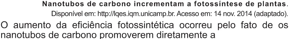 Trecho original com figura, tabela ou fórmula da questão 109 do ENEM 2017 - 2º Dia - Caderno 5 – Amarelo (Superampliada) – Aplicação regular.