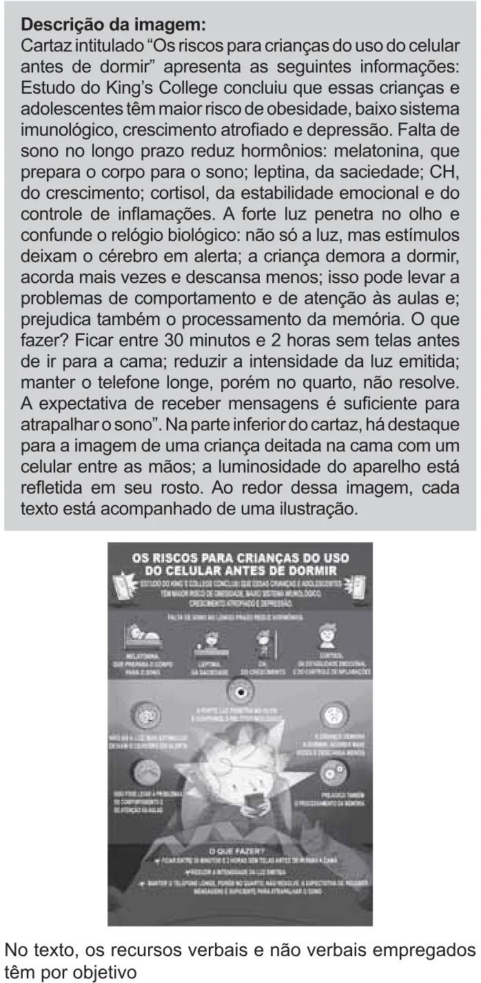Trecho original com figura, tabela ou fórmula da questão 31 do ENEM 2021 - 1º Dia – Caderno 9 – Laranja (Braile e ledor) – Aplicação Regular.