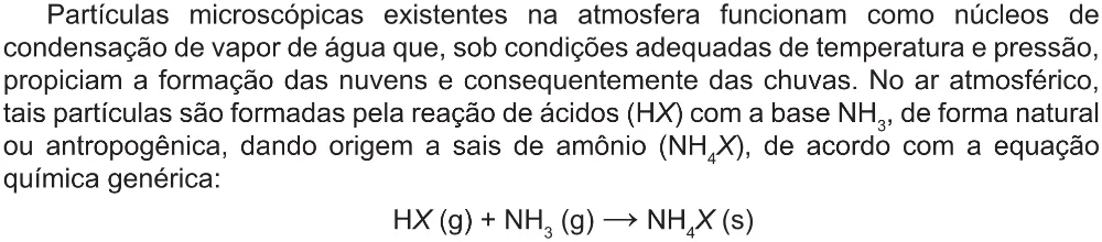 Trecho original com figura, tabela ou fórmula da questão 100 do ENEM 2017 - 2º Dia - Caderno 5 – Amarelo(Ampliada) – Aplicação regular.