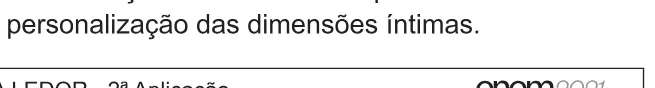Alternativa E da questão 50 do ENEM 2021 - 1º Dia – Caderno 9 – Laranja (braile e ledor) – Reaplicação/PPL/Segunda Oportunidade.