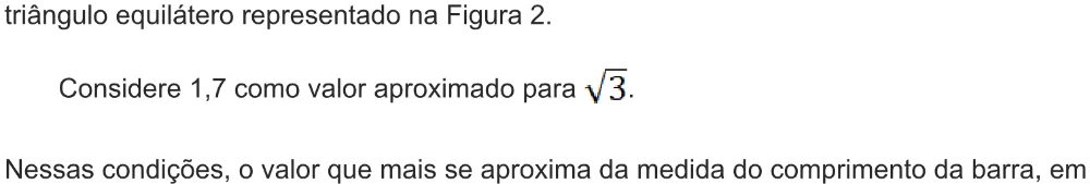 Trecho original com figura, tabela ou fórmula da questão 169 do ENEM 2021 - 2º Dia – Caderno 7 – Azul – Aplicação digital.