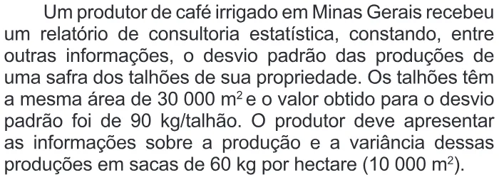 Trecho original com figura, tabela ou fórmula da questão 172 do ENEM 2012 - 2º Dia - Caderno 5 - Amarelo – Aplicação regular.