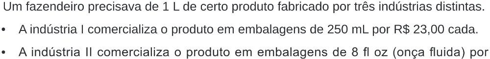 Trecho original com figura, tabela ou fórmula da questão 137 do ENEM 2020 - 2º Dia – Caderno 8 – Rosa (Ampliada) – Reaplicação/PPL.