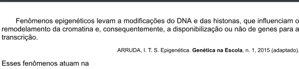 Trecho original com figura, tabela ou fórmula da questão 103 do ENEM 2020 - 2º Dia - Caderno 5 – Amarelo – Aplicação digital.