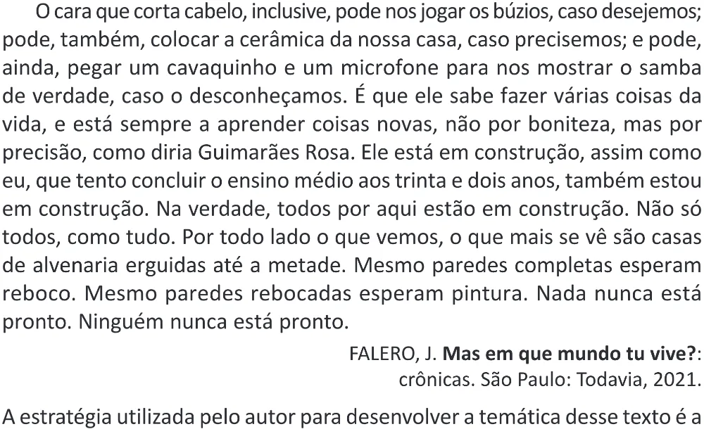 Trecho original com figura, tabela ou fórmula da questão 15 do ENEM 2025 - 1º Dia – Caderno 9 – Laranja (Braile e ledor) – Reaplicação - (Superampliada).