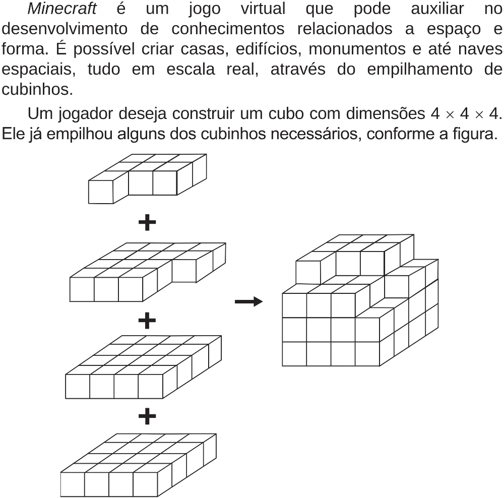 Trecho original com figura, tabela ou fórmula da questão 146 do ENEM 2018 - 2º Dia - Caderno 5 – Amarelo (Superampliada) – Aplicação regular.