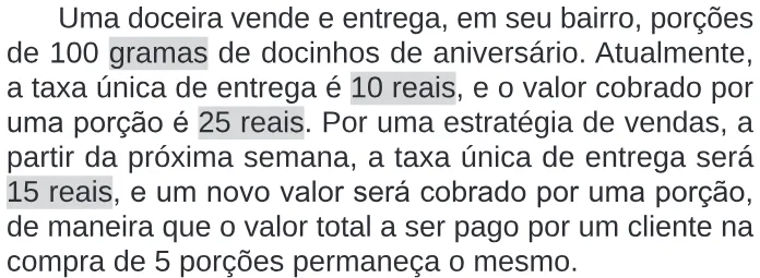 Trecho original com figura, tabela ou fórmula da questão 158 do ENEM 2024 - 2º Dia – Caderno 11 – Laranja (braile e ledor) – Aplicação Regular.