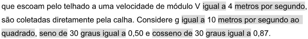Trecho original com figura, tabela ou fórmula da questão 121 do ENEM 2025 - 2º Dia – Caderno 11 – Laranja (Braile e ledor) – Aplicação Regular - Leitor de tela (NVDA) - Belém, Ananindeua e Marituba.