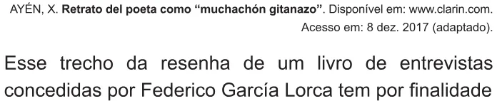 Trecho original com figura, tabela ou fórmula da questão 1 (espanhol) do ENEM 2021 - 1º Dia – Caderno 1 – Azul – Aplicação Regular.