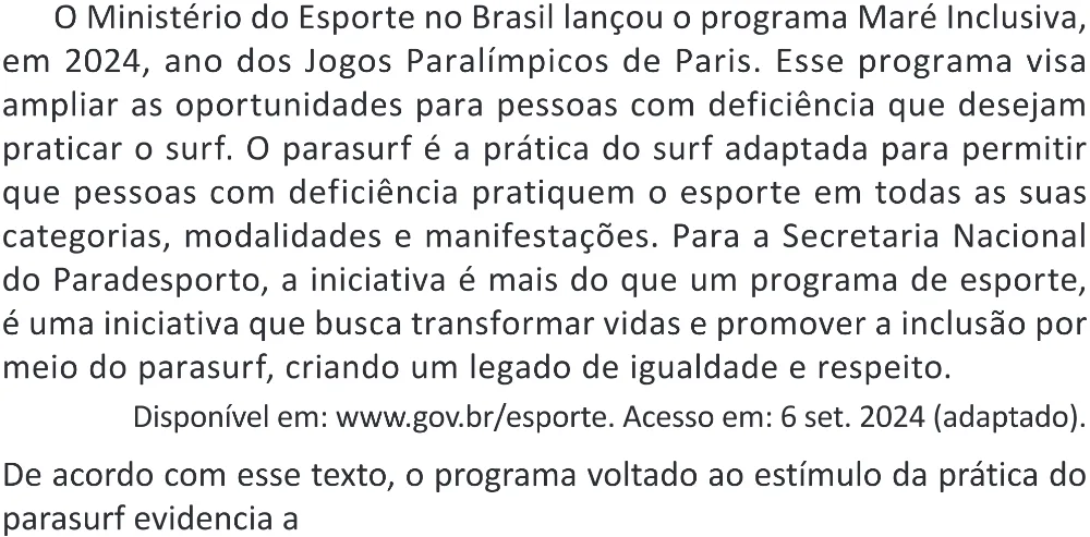 Trecho original com figura, tabela ou fórmula da questão 19 do ENEM 2025 - 1º Dia – Caderno 10 – Roxo (Libras) – Aplicação Regular - (Superampliada).