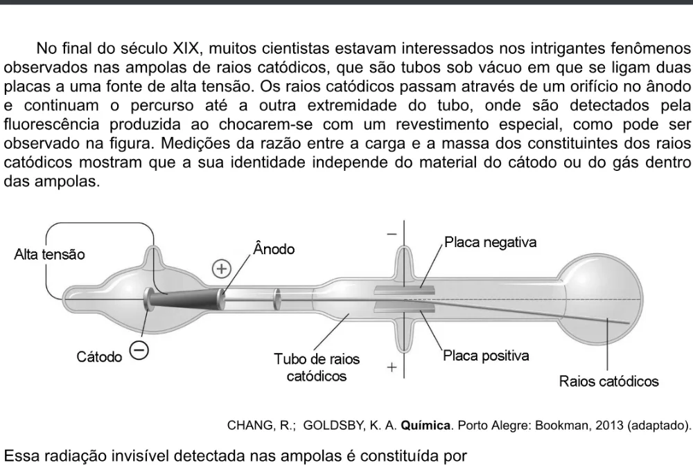 Trecho original com figura, tabela ou fórmula da questão 131 do ENEM 2020 - 2º Dia - Caderno 8 – Rosa – Aplicação digital.