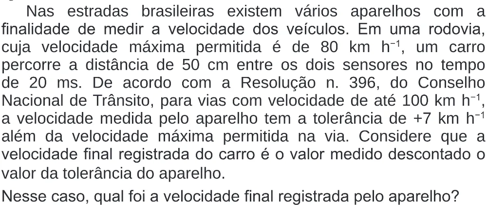Trecho original com figura, tabela ou fórmula da questão 121 do ENEM 2020 - 2º Dia – Caderno 8 – Rosa (Superampliada) – Reaplicação/PPL.
