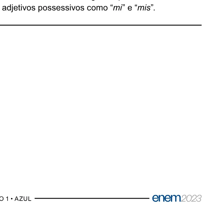 Alternativa E da questão 2 (espanhol) do ENEM 2023 - 1º Dia – Caderno 1 – Azul – Aplicação Regular.