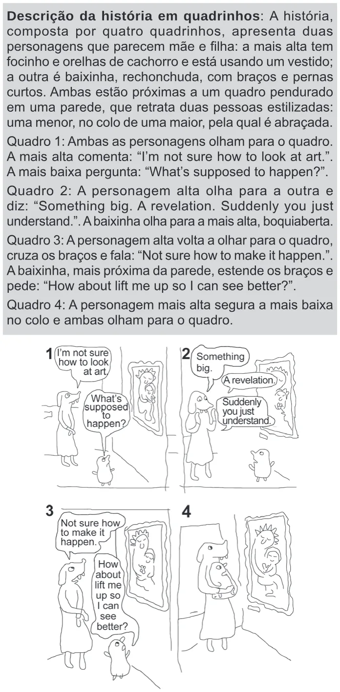Trecho original com figura, tabela ou fórmula da questão 1 (inglês) do ENEM 2024 - 1º Dia – Caderno 9 – Laranja (braile e ledor) – Reaplicação/PPL.