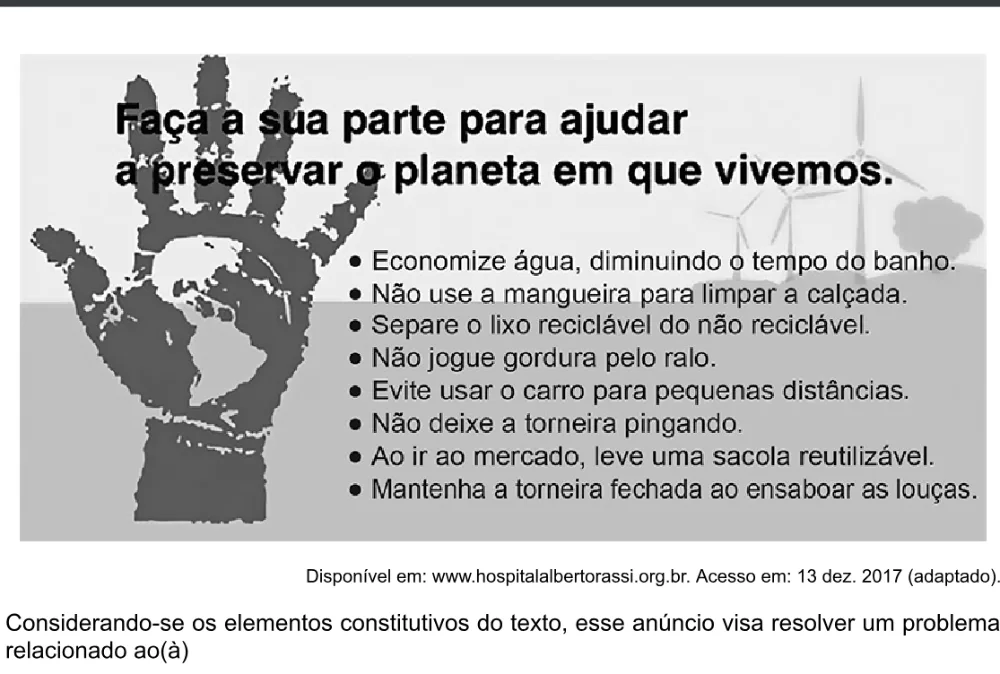 Trecho original com figura, tabela ou fórmula da questão 16 do ENEM 2020 - 1º Dia - Caderno 4 – Rosa – Espanhol – Aplicação digital.