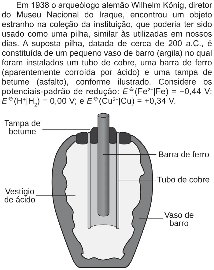 Trecho original com figura, tabela ou fórmula da questão 125 do ENEM 2018 - 2º Dia - Caderno 5 - Amarelo – Aplicação regular.