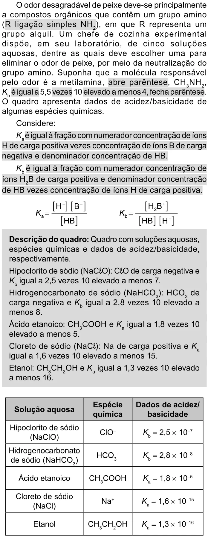 Trecho original com figura, tabela ou fórmula da questão 101 do ENEM 2023 - 2º Dia – Caderno 11 – Laranja (braile e ledor) – Reaplicação/PPL.