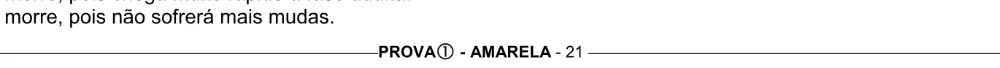 Alternativa E da questão 57 do ENEM 2005 - Caderno Amarelo.