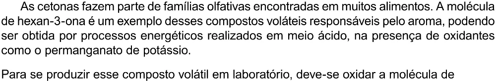 Trecho original com figura, tabela ou fórmula da questão 122 do ENEM 2023 - 2º Dia – Caderno 12 – Verde (Libras) – Aplicação Regular - (Ampliada).