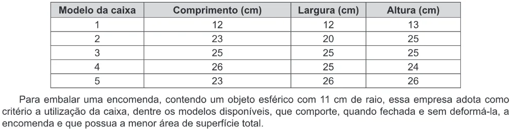 Trecho original com figura, tabela ou fórmula da questão 151 do ENEM 2019 - 2º Dia – Caderno 6 – Cinza – Reaplicação/PPL.