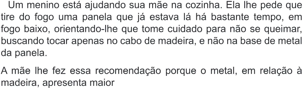 Trecho original com figura, tabela ou fórmula da questão 134 do ENEM 2022 - 2º Dia – Caderno 6 – Cinza (Superampliada) – Reaplicação/PPL.
