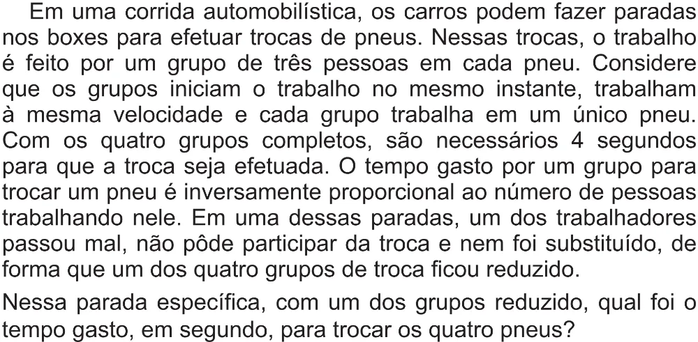 Trecho original com figura, tabela ou fórmula da questão 158 do ENEM 2021 - 2º Dia – Caderno 12 – Verde (Libras – Superampliada) – Aplicação Regular.