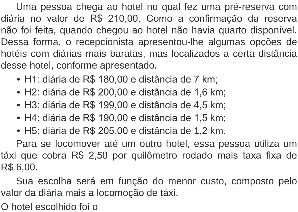 Trecho original com figura, tabela ou fórmula da questão 136 do ENEM 2020 - 2º Dia – Caderno 8 – Rosa (Superampliada) – Reaplicação/PPL.