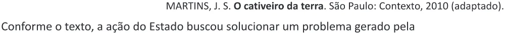Trecho original com figura, tabela ou fórmula da questão 60 do ENEM 2025 - 1º Dia – Caderno 9 – Laranja (Braile e ledor) – Aplicação Regular - (Ampliada) - Belém, Ananindeua e Marituba.