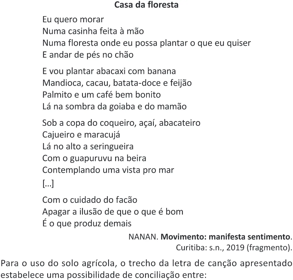 Trecho original com figura, tabela ou fórmula da questão 47 do ENEM 2025 - 1º Dia – Caderno 9 – Laranja (Braile e ledor) – Aplicação Regular - (Superampliada) - Belém, Ananindeua e Marituba.