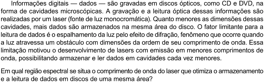 Trecho original com figura, tabela ou fórmula da questão 115 do ENEM 2023 - 2º Dia – Caderno 8 – Rosa – Aplicação Regular - (Ampliada).