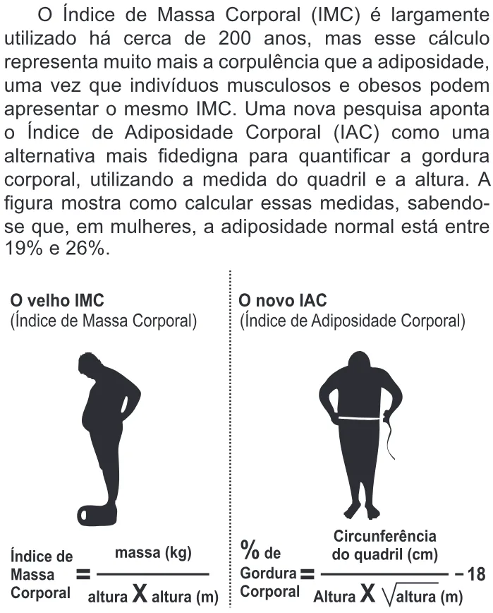 Trecho original com figura, tabela ou fórmula da questão 153 do ENEM 2011 - 2º Dia - Caderno 8 - Rosa – Aplicação regular.