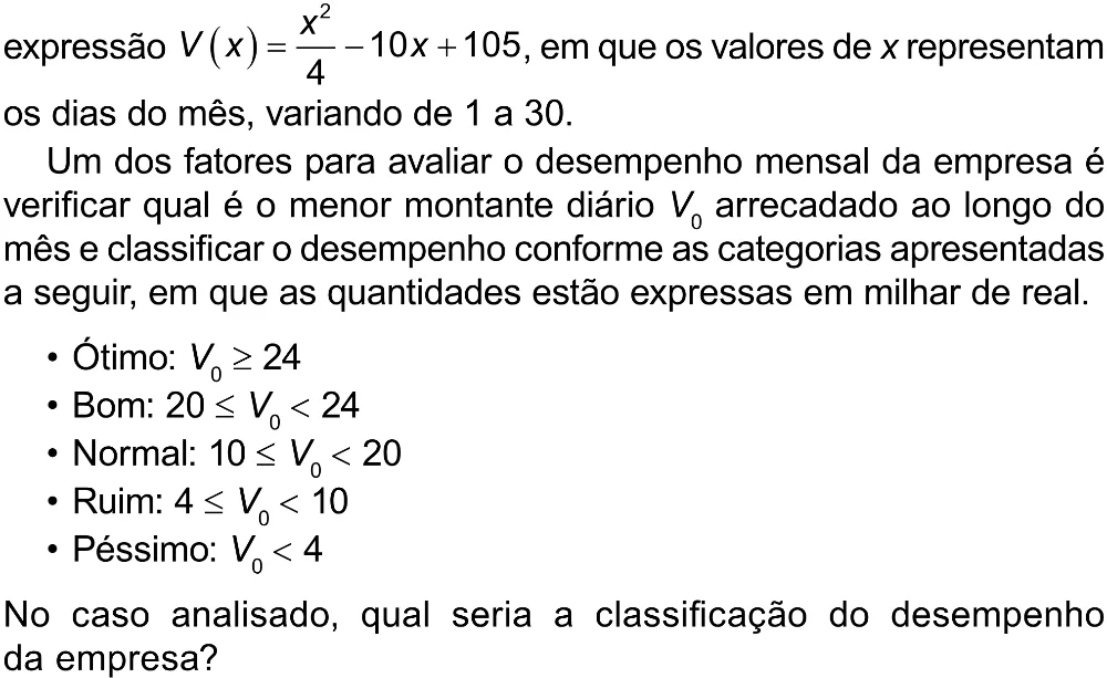Trecho original com figura, tabela ou fórmula da questão 158 do ENEM 2023 - 2º Dia – Caderno 12 – Verde (Libras) – Aplicação Regular - (Superampliada).