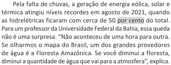 Trecho original com figura, tabela ou fórmula da questão 48 do ENEM 2025 - 1º Dia – Caderno 9 – Laranja (Braile e ledor) – Aplicação Regular - (Ledor).