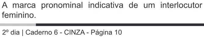 Alternativa E da questão 105 do ENEM 2014 - 2º Dia – Caderno 6 – Cinza – Terceira aplicação.