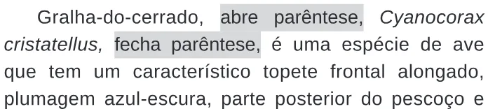 Trecho original com figura, tabela ou fórmula da questão 115 do ENEM 2020 - 2º Dia – Caderno 11 – Laranja (braile e ledor) – Reaplicação/PPL.