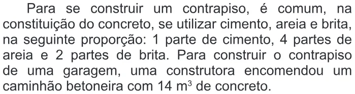 Trecho original com figura, tabela ou fórmula da questão 147 do ENEM 2013 - 2º Dia - Caderno 5 - Amarelo – Aplicação regular.