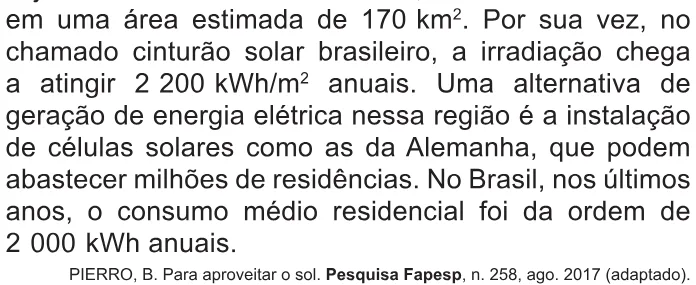 Trecho original com figura, tabela ou fórmula da questão 120 do ENEM 2021 - 2º Dia – Caderno 5 – Amarelo – Reaplicação/PPL/Segunda Oportunidade.