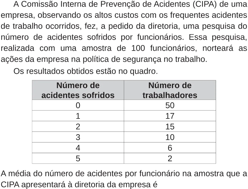 Trecho original com figura, tabela ou fórmula da questão 154 do ENEM 2018 - 2º Dia - Caderno 5 – Amarelo (Superampliada) – Aplicação regular.