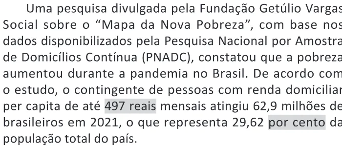 Trecho original com figura, tabela ou fórmula da questão 162 do ENEM 2025 - 2º Dia – Caderno 11 – Laranja (Braile e ledor) – Aplicação Regular - (Ledor) - Belém, Ananindeua e Marituba.