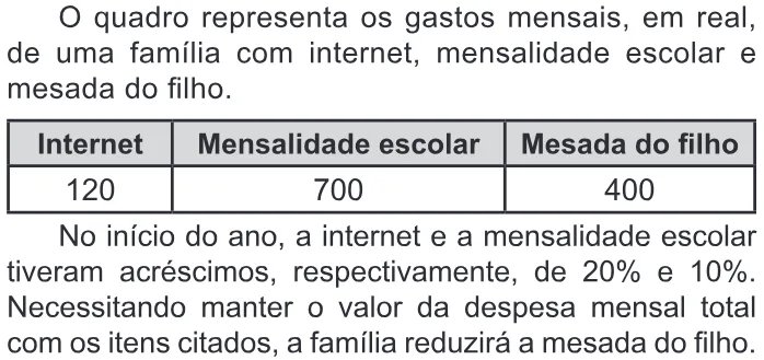Trecho original com figura, tabela ou fórmula da questão 142 do ENEM 2020 - 2º Dia - Caderno 12 – Verde (Libras) – Aplicação Regular.