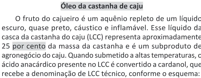 Trecho original com figura, tabela ou fórmula da questão 103 do ENEM 2025 - 2º Dia – Caderno 11 – Laranja (Braile e ledor) – Aplicação Regular - (Ledor).