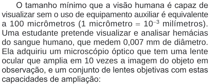 Trecho original com figura, tabela ou fórmula da questão 146 do ENEM 2024 - 2º Dia – Caderno 6 – Cinza – Aplicação Regular.