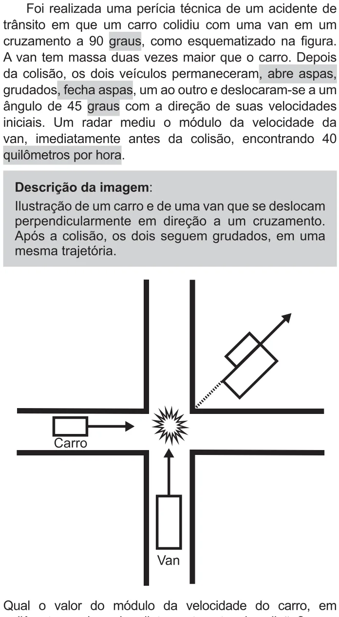 Trecho original com figura, tabela ou fórmula da questão 116 do ENEM 2021 - 2º Dia – Caderno 11 – Laranja (braile e ledor) – Reaplicação/PPL/Segunda Oportunidade.