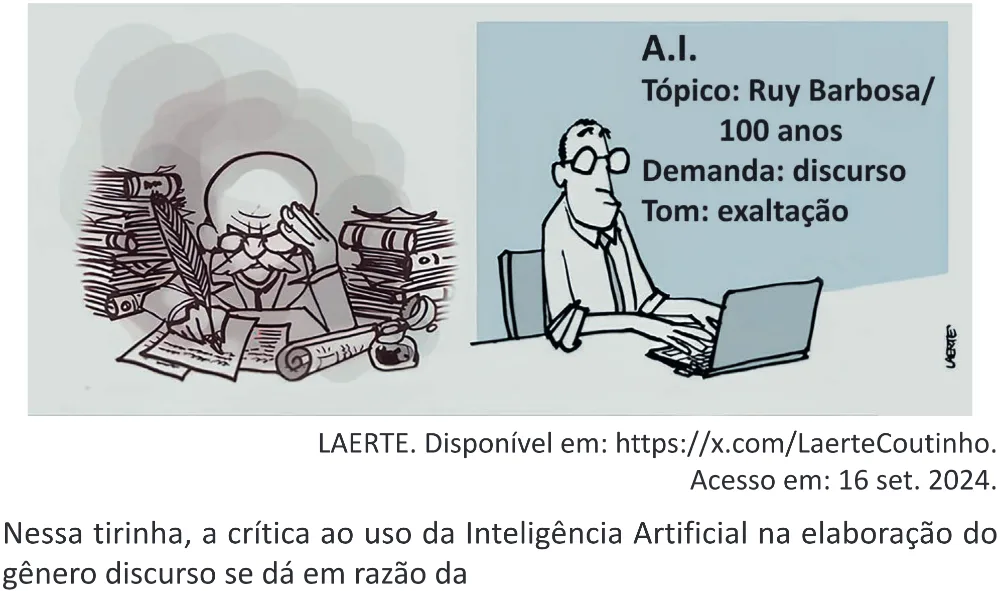 Trecho original com figura, tabela ou fórmula da questão 12 do ENEM 2025 - 1º Dia – Caderno 9 – Laranja (Braile e ledor) – Aplicação Regular - (Superampliada) - Belém, Ananindeua e Marituba.