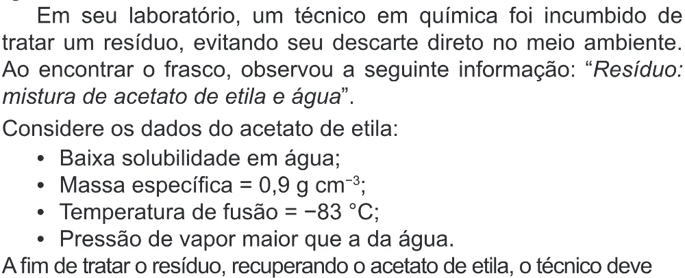 Trecho original com figura, tabela ou fórmula da questão 113 do ENEM 2020 - 2º Dia - Caderno 8 – Rosa (Superampliada) – Aplicação Regular.