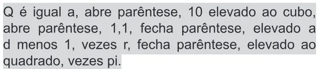 Alternativa A da questão 147 do ENEM 2019 - 2º Dia – Caderno 11 – Laranja – Reaplicação/PPL.
