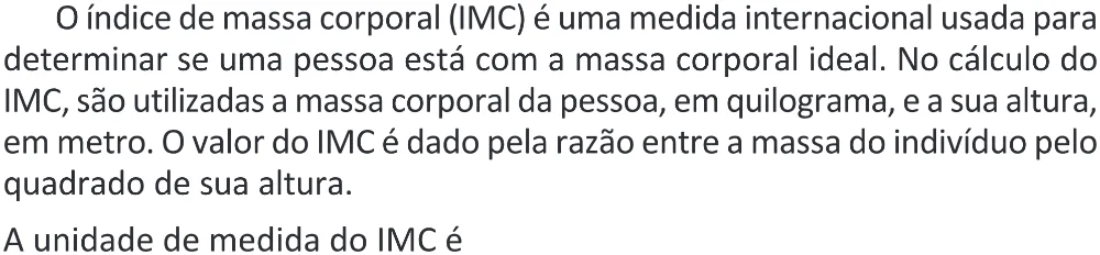 Trecho original com figura, tabela ou fórmula da questão 163 do ENEM 2025 - 2º Dia – Caderno 11 – Laranja (Braile e ledor) – Aplicação Regular - (Superampliada) - Belém, Ananindeua e Marituba.